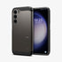 ACS05623 - Galaxy S23 Ultra Case Tough Armor in black showing the back